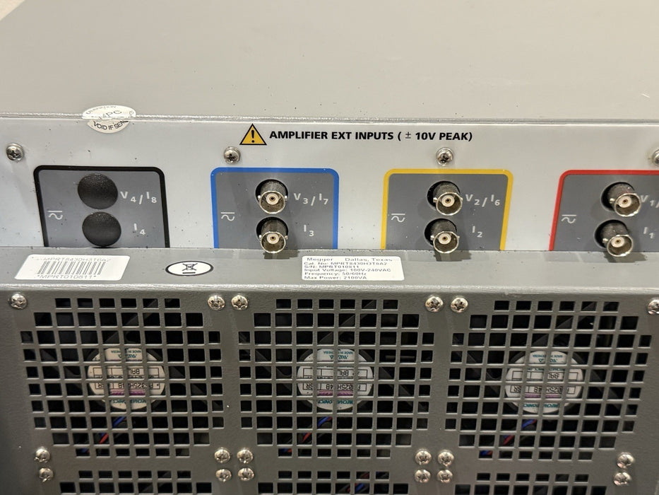 MEGGER MPRT8430 PROTECTIVE RELAY TESTING SYSTEM & TOUCHVIEW INTERFACE PARTS ONLY