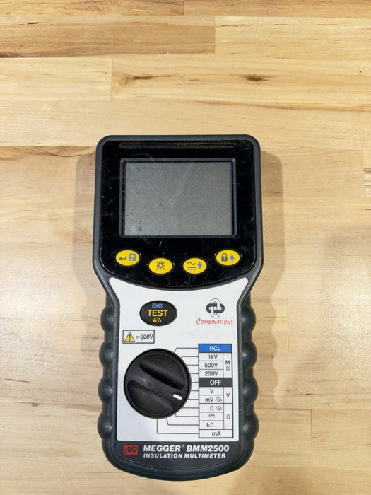 MEGGER BMM2500 INSULATION MULTIMETER FOR PARTS