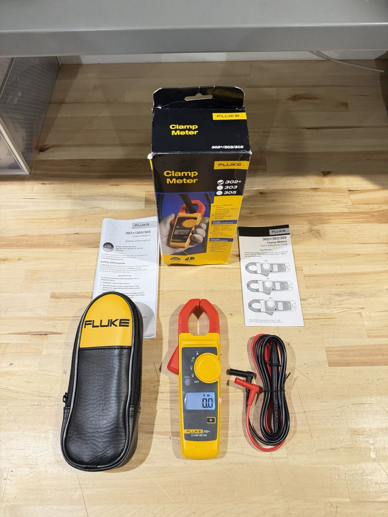 FLUKE 302+ CLAMP METER (NEW SEALED) SHIPS FAST