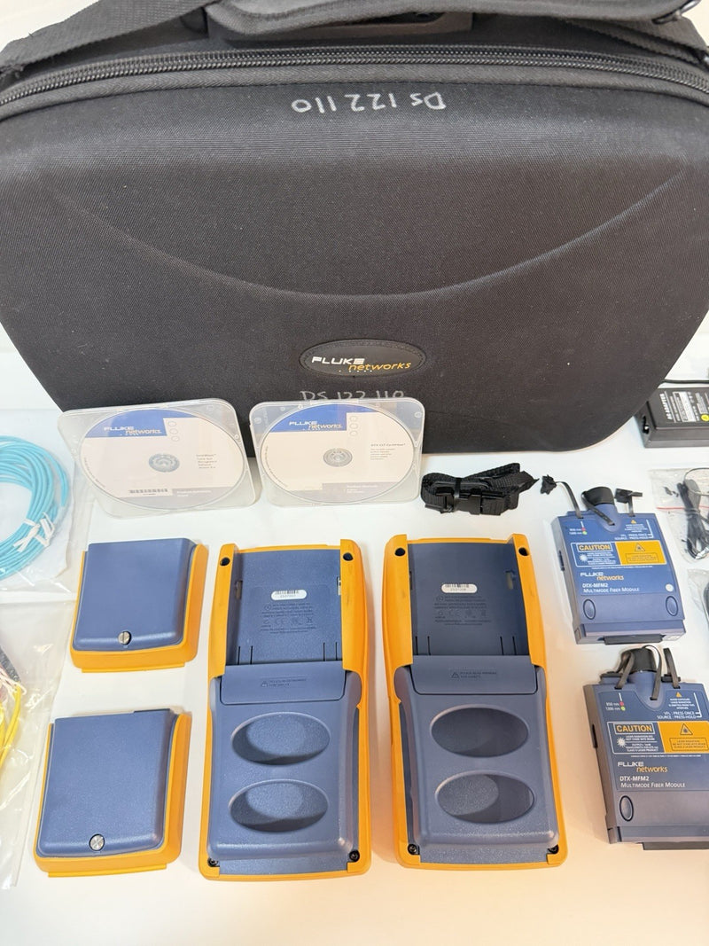 FLUKE NETWORKS DTX-CLT CERTIFIBER OLTS TESTER KIT W/DTX-MFM2 (TESTED)SHIPS FREE