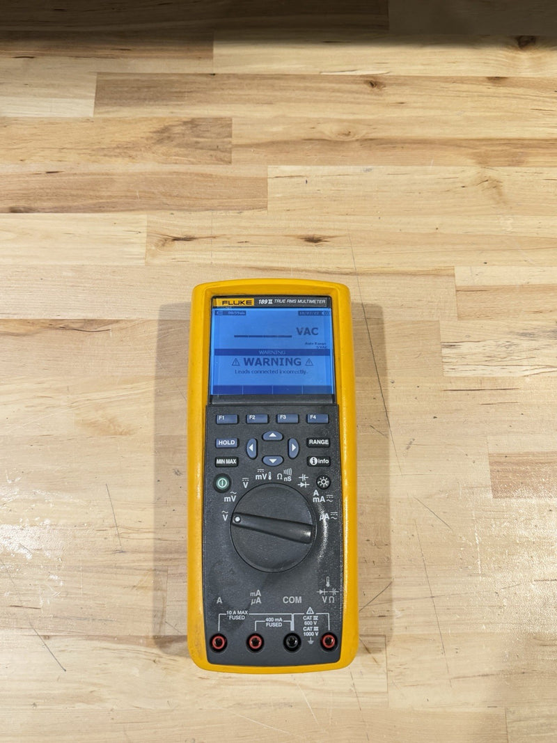 FLUKE 189 II TRUE-RMS LOGGING MULTIMETER (PARTS ONLY) FOR PARTS NO BACK COVER