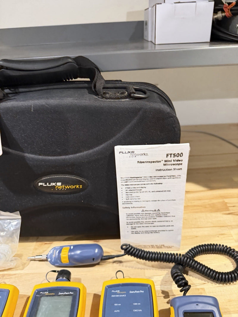 FLUKE NETWORKS FTK-1450 SIMPLIFIBER PRO FIBER VERIFICATION KIT( FAST SHIPPING)