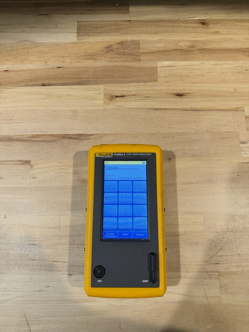 FLUKE PROSIM 4 VITAL SIGNS SIMULATOR (NO BATTERY) READ DESCRIPTION FOR PARTS