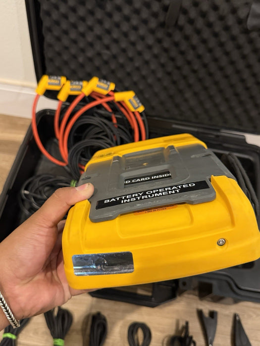 FLUKE 437 II POWER QUALITY & ENERGY ANALYZER WITH ACCESSORIES CALIBRATED 2026