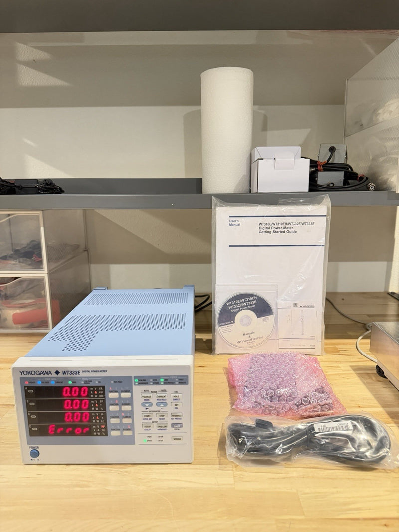 YOKOGAWA WT333E 3 CHANNEL DIGITAL POWER METER TESTED