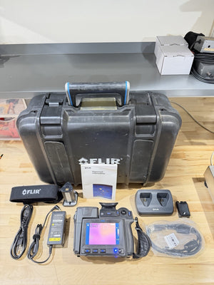 FLIR T640 THERMAL IMAGING CAMERA WITH ACCESSORIES TESTED