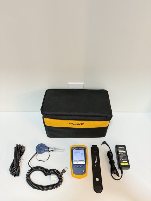 FLUKE NETWORKS FI-500 FIBER INSPECTOR MICRO KIT WITH BAG & CHARGER