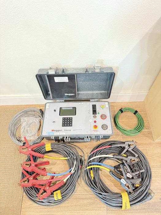 MEGGER TTR310 THREE PHASE TRANSFORMER TURNS RATIO TESTER CALIBRATED 2026