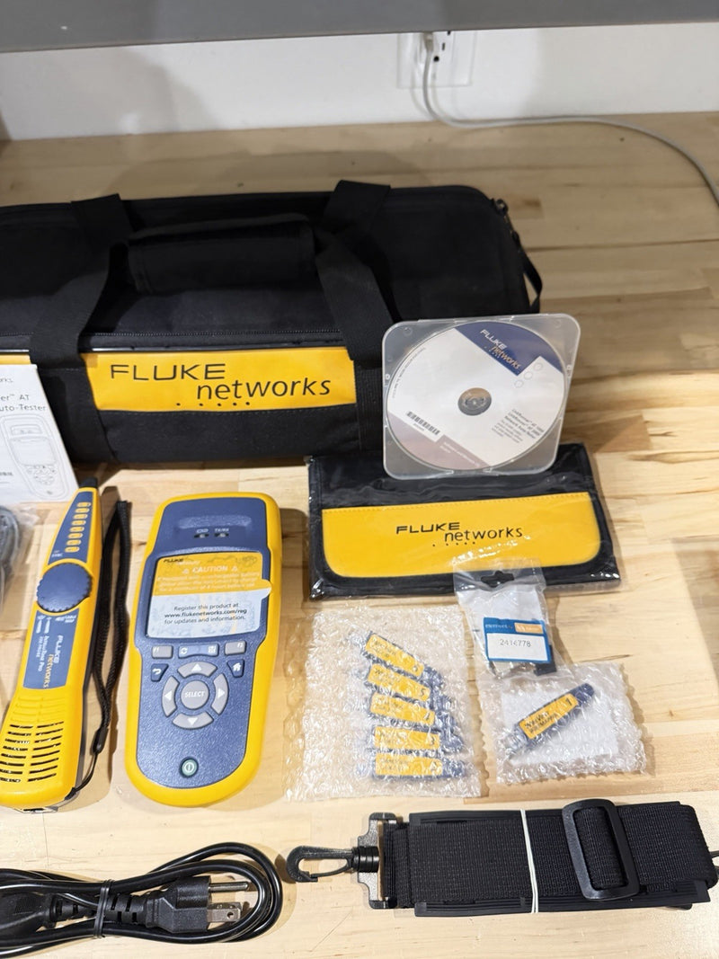 FLUKE NETWORKS LINKRUNNER AT-2000 KIT AUTO TESTER KIT RARE