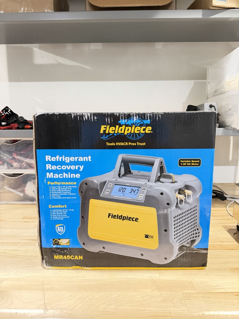 FIELDPIECE MR45 DIGITAL REFRIGERANT RECOVERY MACHINE (NEW SEALED) SHIPS FAST