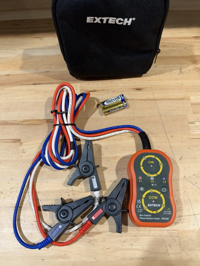 EXTECH PRT200 INSTRUMENTS PHASE ROTATION TESTER (TESTED) SHIPS FAST