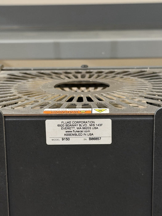 FLUKE 9150 PORTABLE FURNACE WITH CHARGER TESTED
