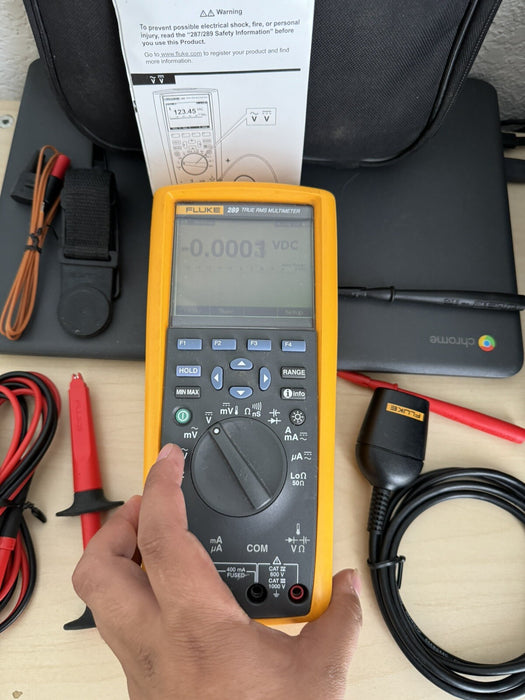 FLUKE 289 FVF DIGITAL MULTIMETER WITH ACCESSORIES