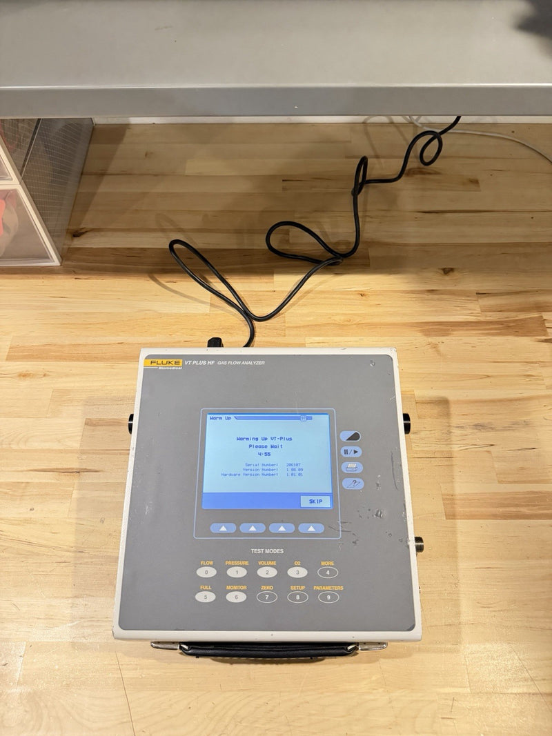FLUKE VT PLUS HF GAS FLOW ANALYZER FOR PARTS