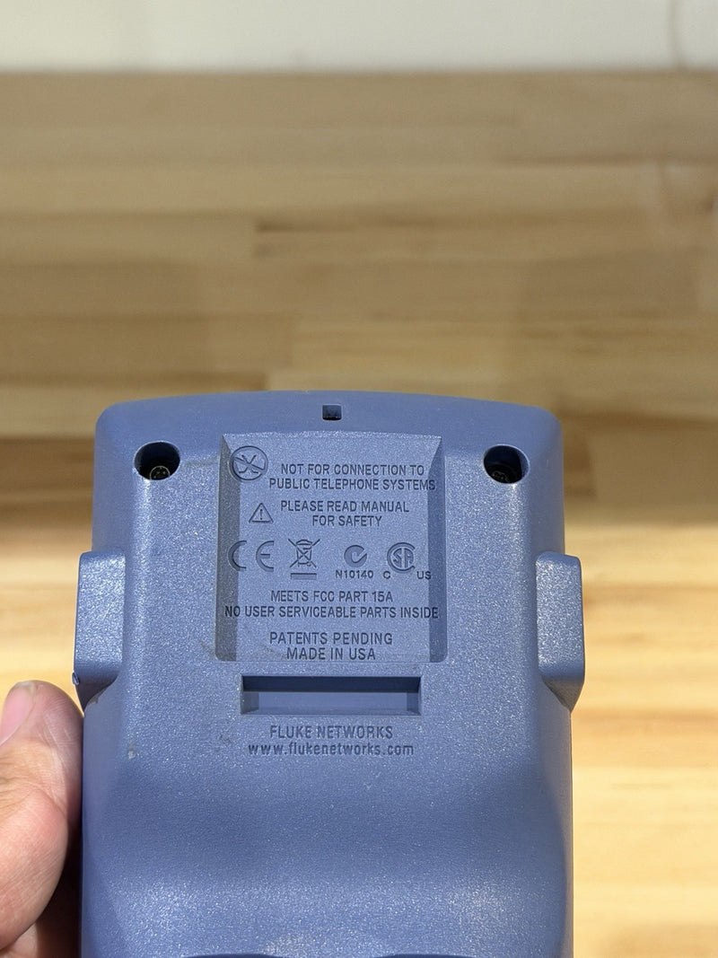 FLUKE NETWORKS NET TOOL SERIES II WITH CHARGER TESTED