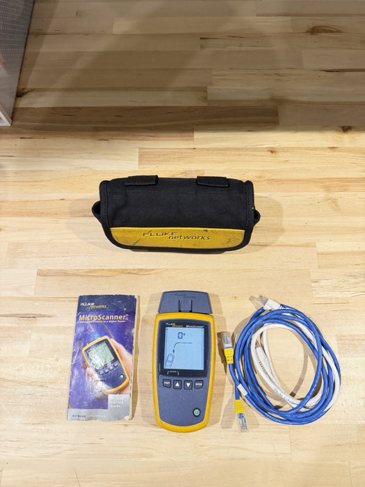 FLUKE NETWORKS MICROSCANNER 2 W/ BAG & MANUAL / SHIPS FAST