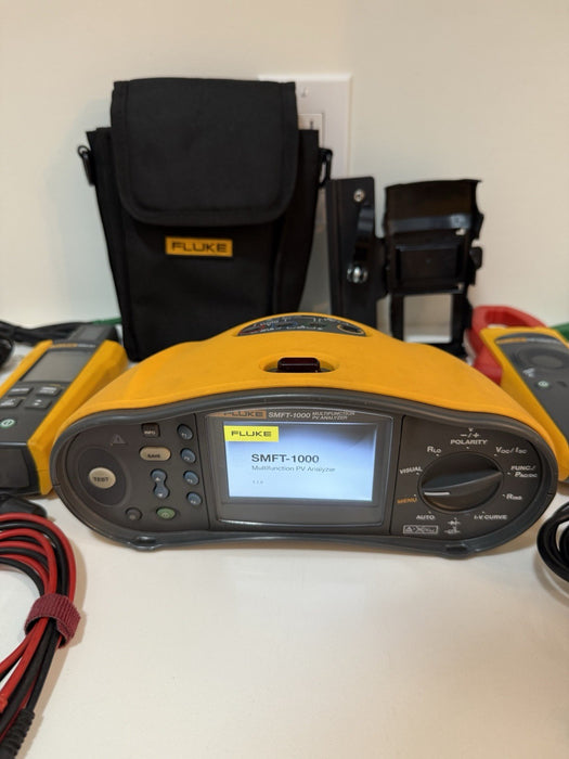 FLUKE SMFT-1000/PRO MULTIFUNCTION PV TESTER & PERFORMANCE ANALYZER (TESTED)