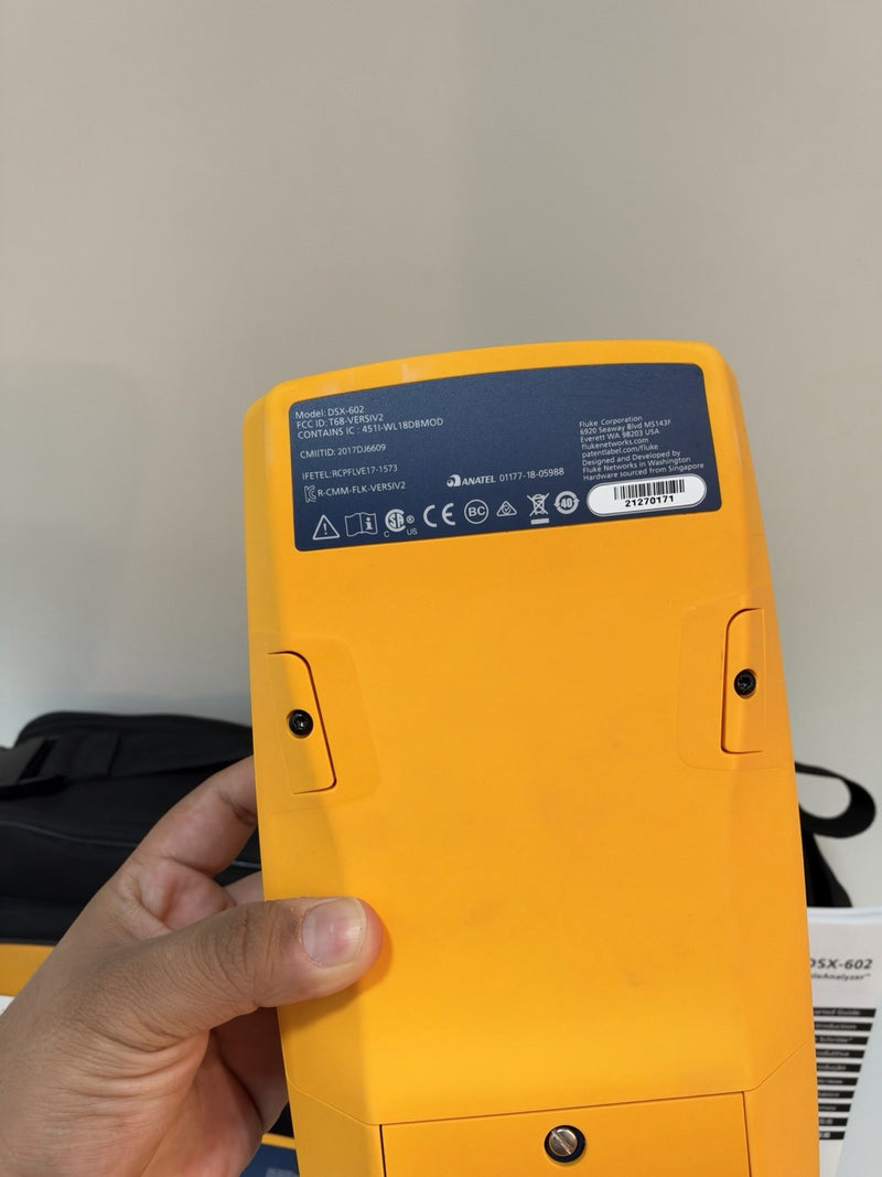 FLUKE NETWORKS DSX-602 PRO 500MHZ CABLE ANALYZER V2 W/ WIFI - SHIPS FREE NEW