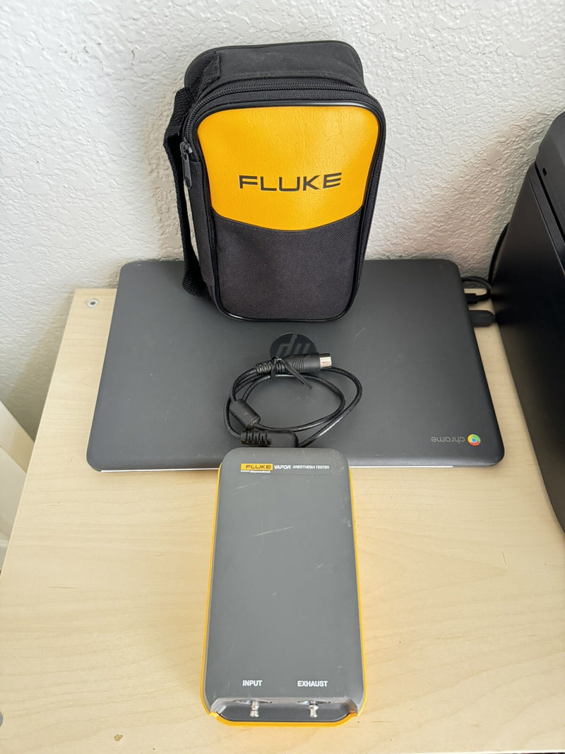 FLUKE BIOMEDICAL VAPOR ANESTHESIA TESTER WITHBAG TESTED