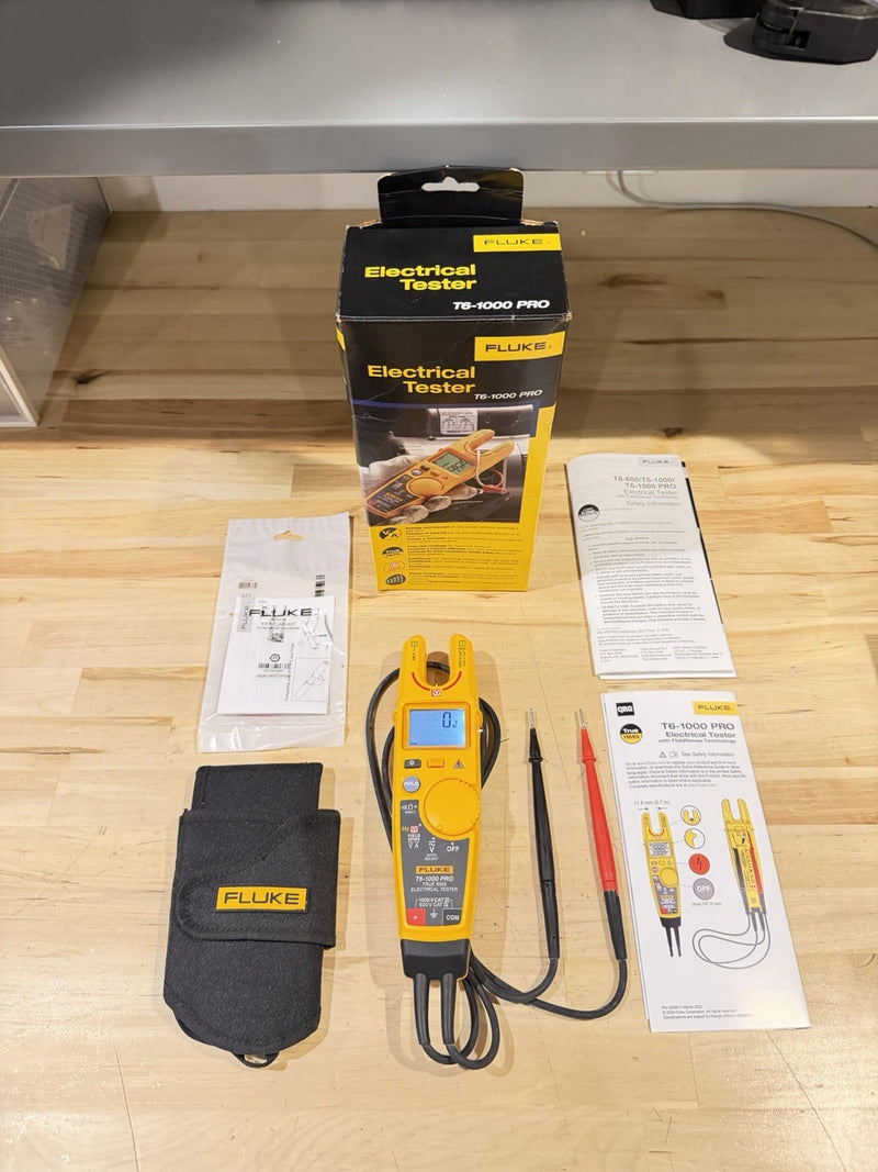FLUKE T6-1000 PRO ELECTRICAL TESTER FIELDSENSE 1000V AC/DC SHIPS FAST