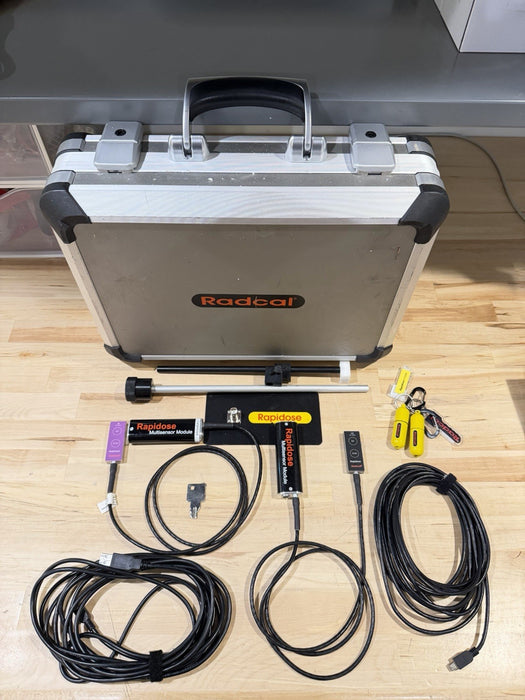 RADCAL RAPIDOSE MULTISENSOR MODULES & ACCESSORIES (TESTED) FREE SHIPPING