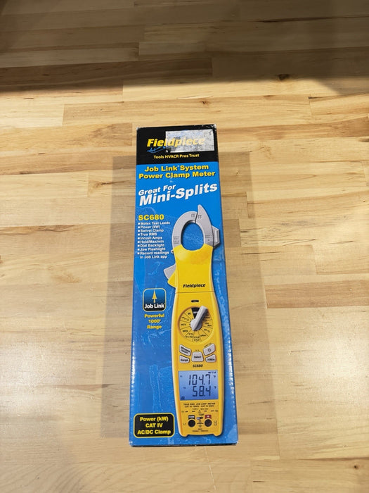 FIELDPIECE SC680 TRUE RMS JOB LINK METER (NEW FACTORY SEALED) FREE SHIPPING