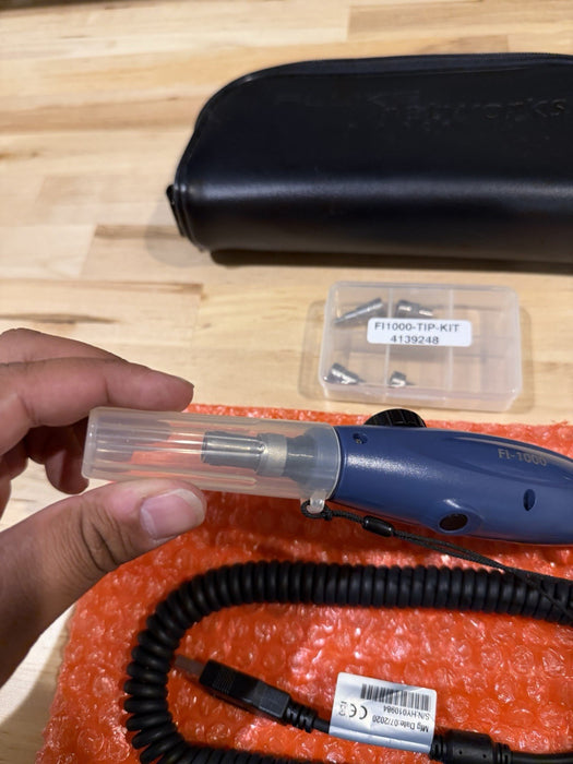 FLUKE FI-1000-KIT USB VIDEO PROBE & 4 TIP SET - SHIPS FAST (NEW SEALED)