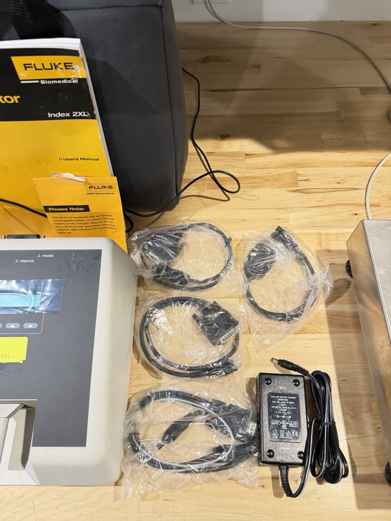 FLUKE INDEX 2 SPO2 SIMULATOR W/ ACCESSORIES (TESTED) SHIPS FREE