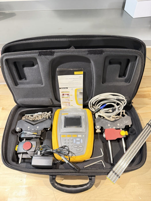 FLUKE 830 LASER ALIGNMENT TOOL WITH ACCESSORIES TESTED
