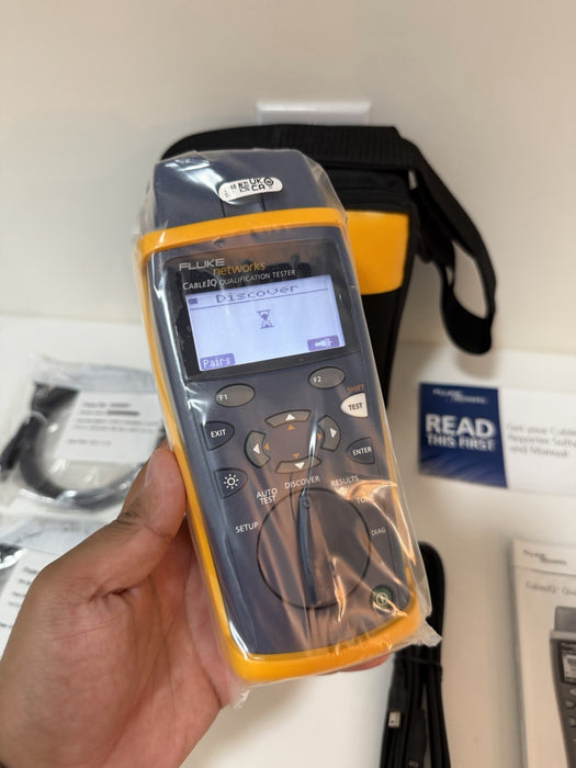 FLUKE NETWORKS CABLE IQ QUALIFICATION TESTER CIQ-100 /NEW SEALED - FREE SHIPPING