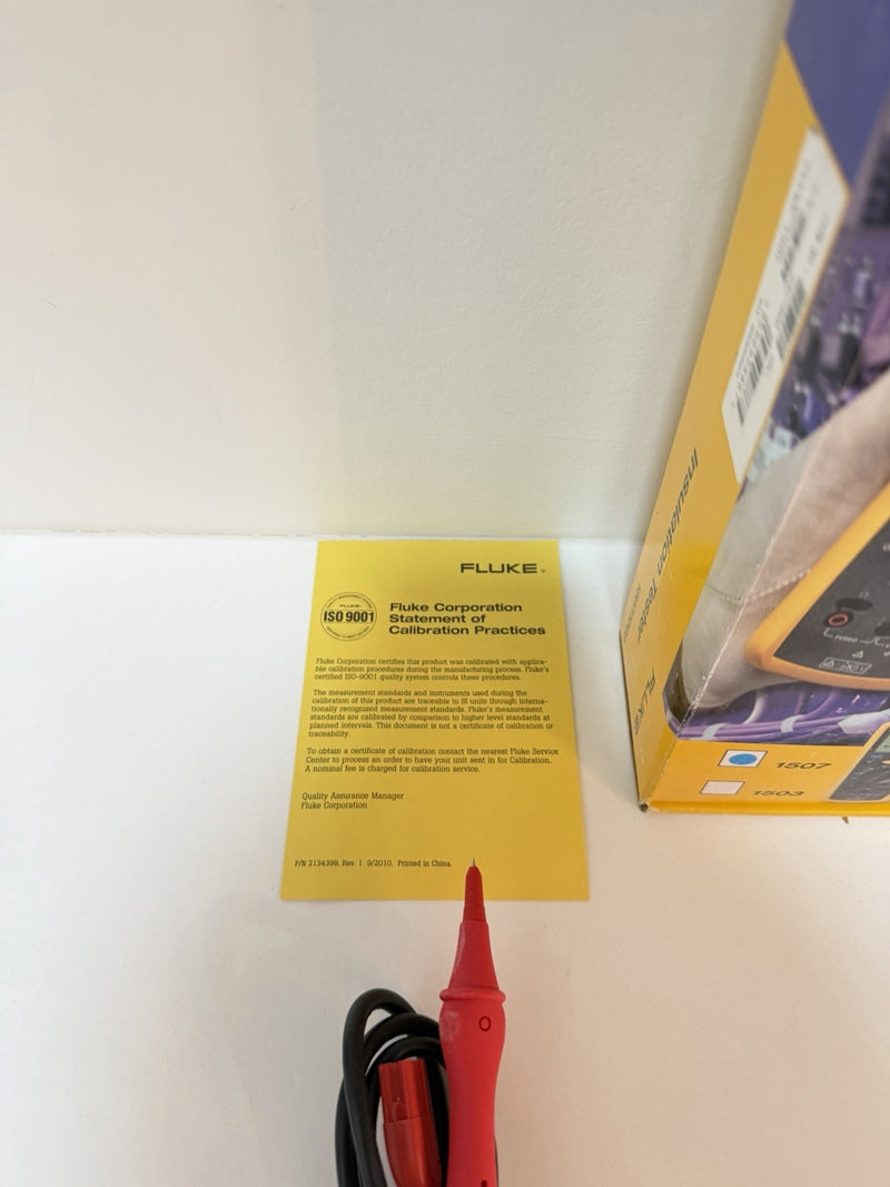 FLUKE 1507 INSULATION TESTED