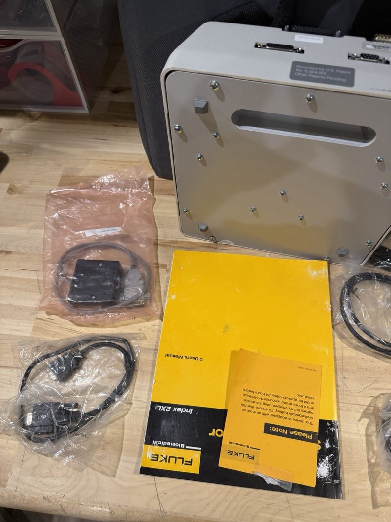 FLUKE INDEX 2 SPO2 SIMULATOR W/ ACCESSORIES (TESTED) SHIPS FREE