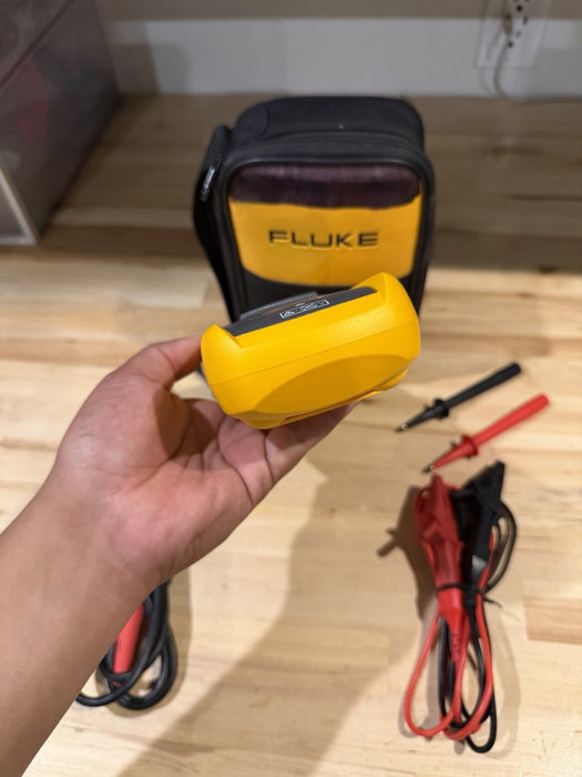 FLUKE 1507 INSULATION MULTIMETER W/ LEADS & CLIPS - SHIPS FAST