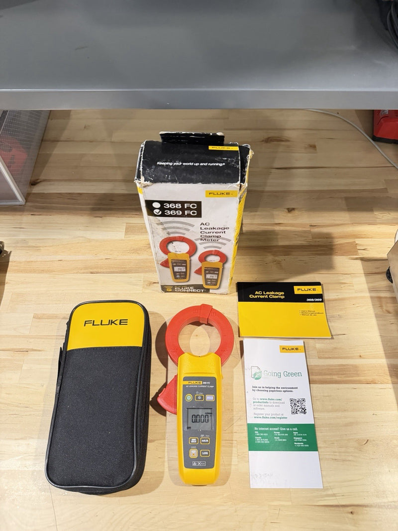FLUKE 369 FC AC LEAKAGE CURRENT CLAMP