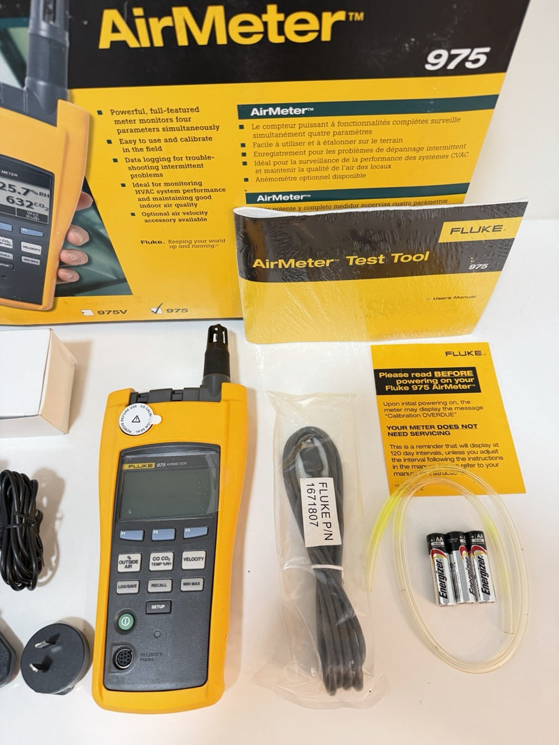 FLUKE 975 AIRMETER TEST TOOL KIT (NEW FACTORY SEALED) SHIPS FAST