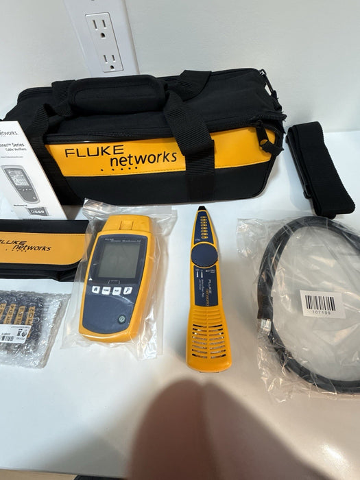 FLUKE NETWORKS MICROSCANNER POE CABLE VERIFIER KIT (MS-POE-KIT) NEW / SHIPS FREE