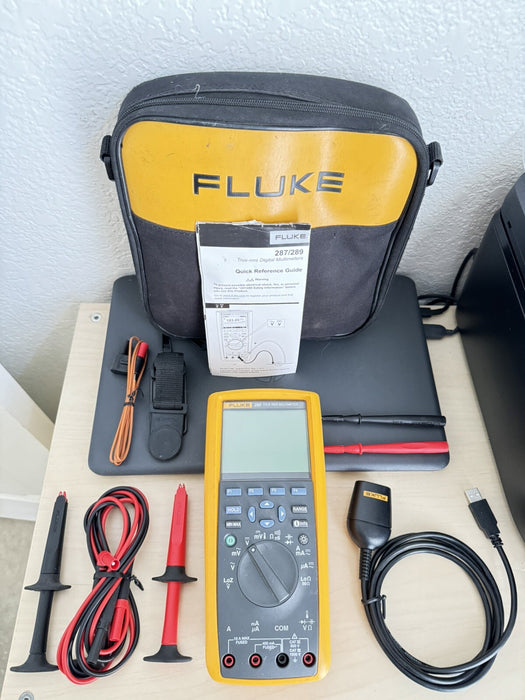 FLUKE 289 FVF DIGITAL MULTIMETER WITH ACCESSORIES