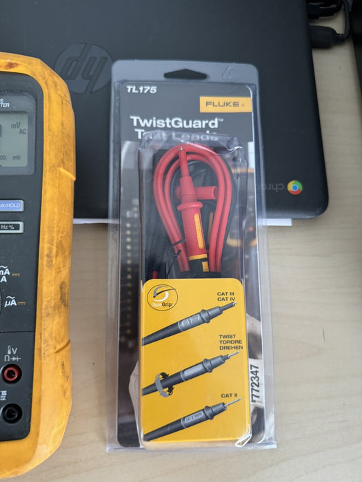 Fluke 87V-MAX True-RMS Industrial Heavy-Duty Digital Multimeter (NEW LEADS)