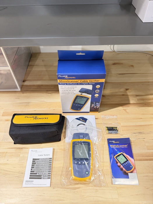 FLUKE NETWORKS MICROSCANNER 2 CABLE VERIFIER