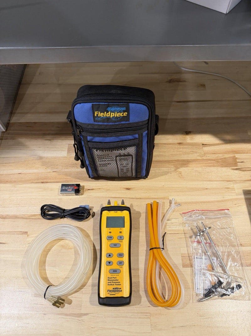 FIELDPIECE SDMN6 DUAL PORT MANOMETER & PRESSURE SWITCH TESTER