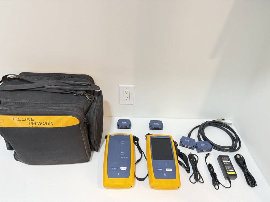 FLUKE NETWORKS DSX-5000 TESTER KIT CALIBRATED 2025