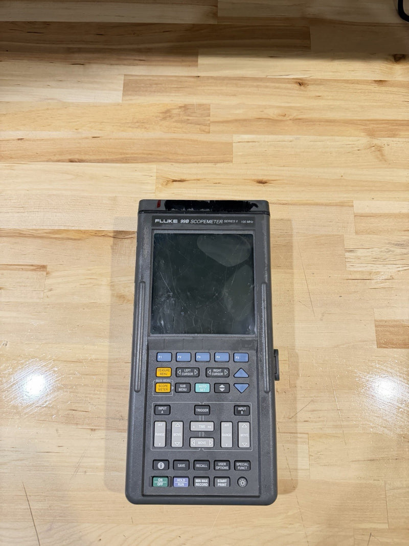 FLUKE 99B INDUSTRIAL SCOPEMETER SERIES II 100 MHZ FOR PARTS