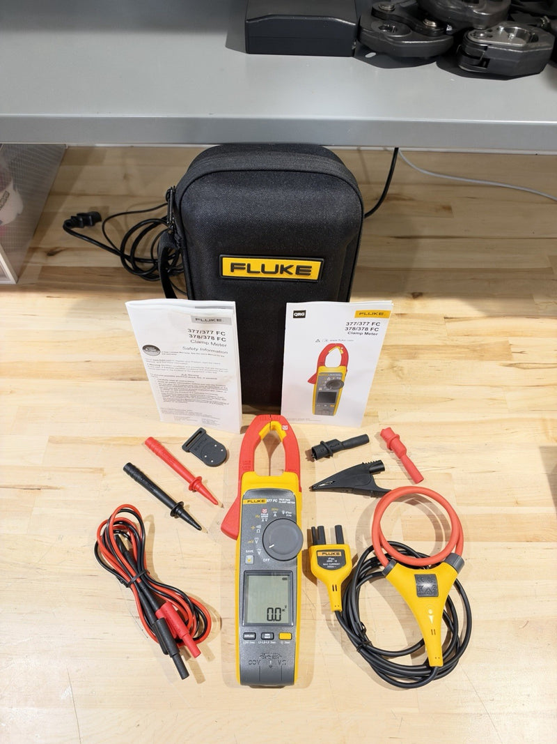 FLUKE 377 FC NON-CONTACT VOLTAGE CLAMP METER SHIPS FAST