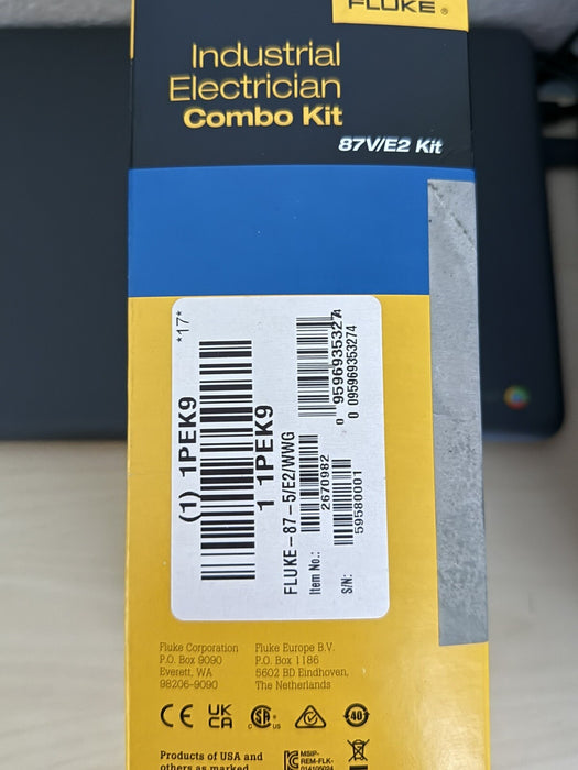 NEW!!! Fluke 87V/E2 KIT True-RMS Digital Multimeter Combo Kit