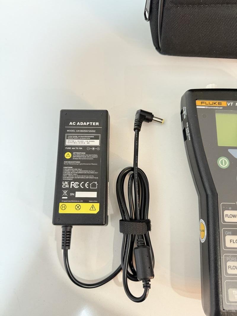 FLUKE BIOMEDICAL VT MOBILE GAS FLOW VENTILATOR ANALYZER TESTED