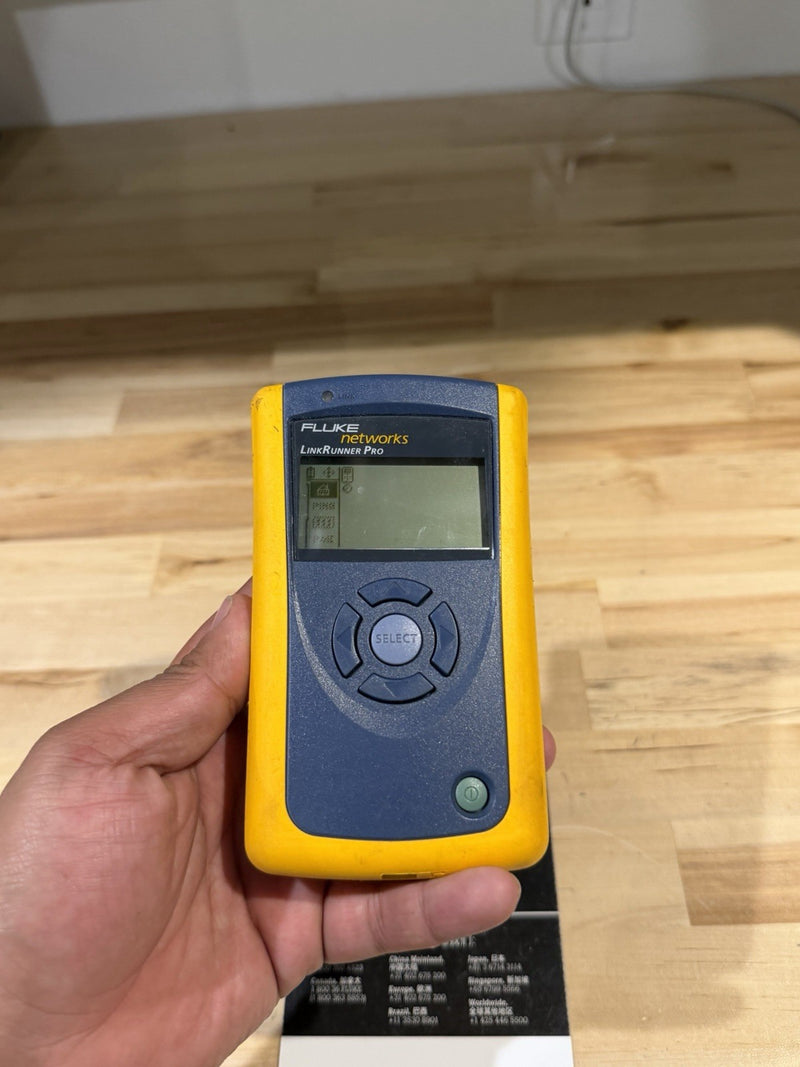 FLUKE NETWORKS LINKRUNNER PRO TESTER TESTED