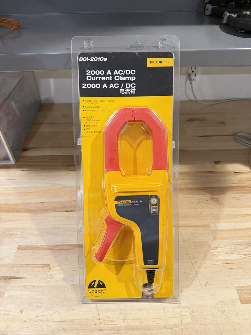 FLUKE 80I-2010S 200 A AC/DC CURRENT CLAMP 2000 A AC / DC (NEW SEALED) SHIPS FAST