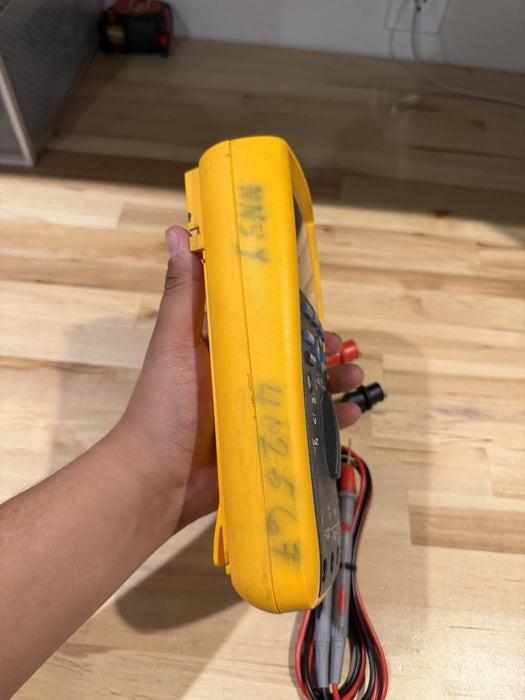 FLUKE 289 TRUE RMS ELECTRONIC LOGGING DIGITAL MULTIMETER W/ LEADS & CLIPS #8
