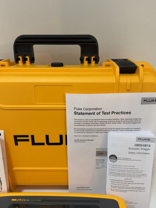 FLUKE ii905 ACOUSTIC IMAGER 2-65KHZ W/ LEAKQ & WIFI (CALIBRATED 2025) NEW SEALED