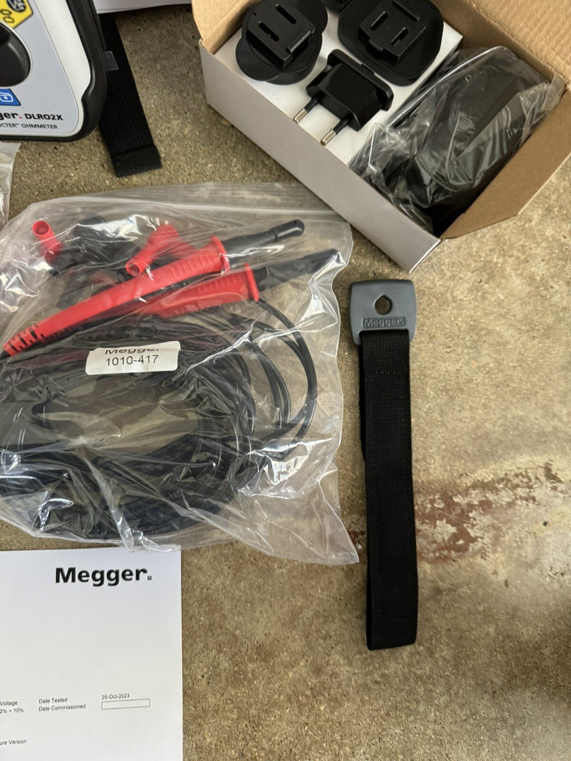 MEGGER DLRO2X DUCTER LOW RESISTANCE OHMMETER & DATA STORAGE